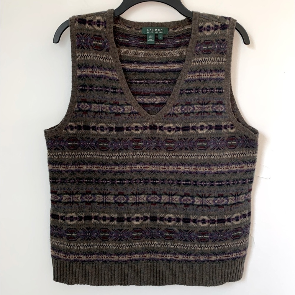 Lauren Ralph Lauren Lambswool Sweater Vest